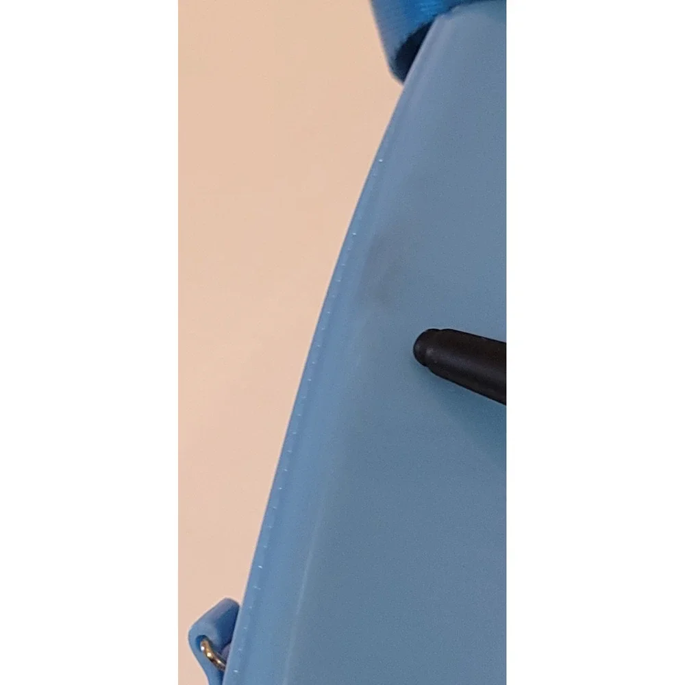 NWT Deluxity Los Angeles Mini Powder Blue Jelly Backpack Bag